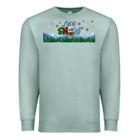 Seafoam let it snow libbey glass Premium Sweatshirt - BundleAndBundleShop