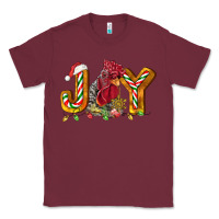 Burgundy Joy Rooster Classic Tee - LillyAllenDesigns