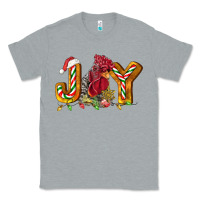 Heather Grey Joy Rooster Classic Tee - LillyAllenDesigns