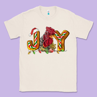 Joy Rooster Classic Tee Designed By Lillyallendesigns
