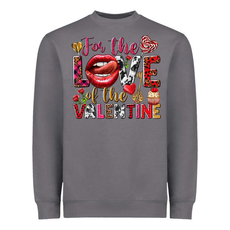 For The Love Of The Valentine Heavyweight Sweatshirt by HowdyJamesFarm | Teevron