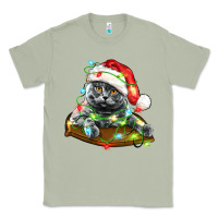 Matcha christmas scottish fold cat Classic Tee - LillyAllenDesigns
