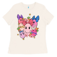 Bone soft pink easter Ladies Tee - MaliasSmallBusiness