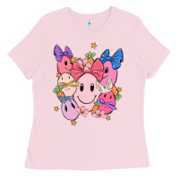 Bubblegum Pink soft pink easter Ladies Tee - MaliasSmallBusiness