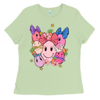 Matcha soft pink easter Ladies Tee - MaliasSmallBusiness