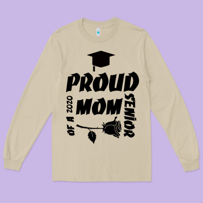 Proud Mom Of A 2020 Senior Long Sleeve Tee Designed By Bettercallsaul