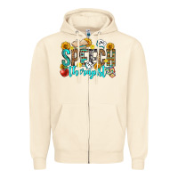 Sandshell speech therapist Zipper Hoodie - OliviaCreatesArt