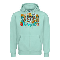Seafoam speech therapist Zipper Hoodie - OliviaCreatesArt