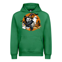 Emerald panda hallowen Urban Hoodie - LillyAllenDesigns