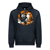 Navy panda hallowen Urban Hoodie - LillyAllenDesigns