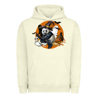 Pigment Pistachio panda hallowen Urban Hoodie - LillyAllenDesigns