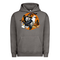 Pigment Tornado panda hallowen Urban Hoodie - LillyAllenDesigns