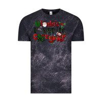 Cloud Black Santa's Favorite Caregiver Christmas Vintage Tee - LillyAllenDesigns