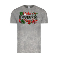 Cloud Rock Santa's Favorite Caregiver Christmas Vintage Tee - LillyAllenDesigns