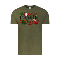 Vintage Olive Santa's Favorite Caregiver Christmas Vintage Tee - LillyAllenDesigns