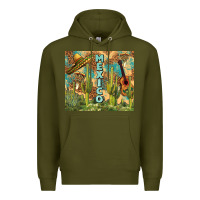 Army Green Mexico Premium Hoodie - FaDigitalArtStudio
