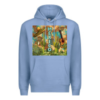 Colony Blue Mexico Premium Hoodie - FaDigitalArtStudio