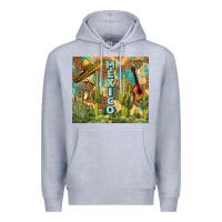 Heather Grey Mexico Premium Hoodie - FaDigitalArtStudio