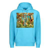Ocean Blue Mexico Premium Hoodie - FaDigitalArtStudio