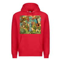Red Mexico Premium Hoodie - FaDigitalArtStudio