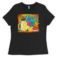 Black sweet summer time Ladies Tee - Jasminsmagicworld