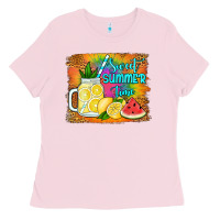 Bubblegum Pink sweet summer time Ladies Tee - Jasminsmagicworld