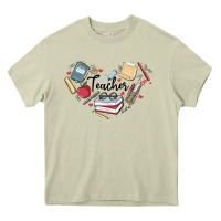 Mossy teacher Heavy Core Tee - MaliasSmallBusiness