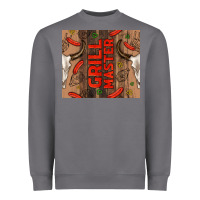 Storm grill master with bull skull Heavyweight Sweatshirt - TumblerDesignByShophia