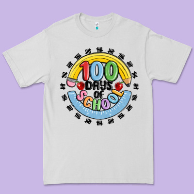 100 Days Of School Premium Tee Designed By Maliassmallbusiness