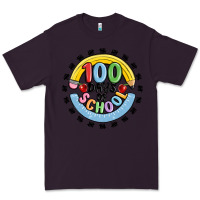 Plum 100 days of school Premium Tee - MaliasSmallBusiness