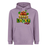 Lavender St Patricks Lucky One Heavyweight Hoodie - FaDigitalArtStudio