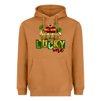 Meerkat St Patricks Lucky One Heavyweight Hoodie - FaDigitalArtStudio