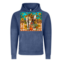 Vintage Denim Western Fall Heifer Vintage Hoodie - LillyAllenDesigns