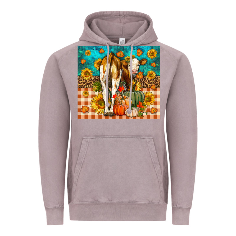 Western Fall Heifer Vintage Hoodie by LillyAllenDesigns | Teevron