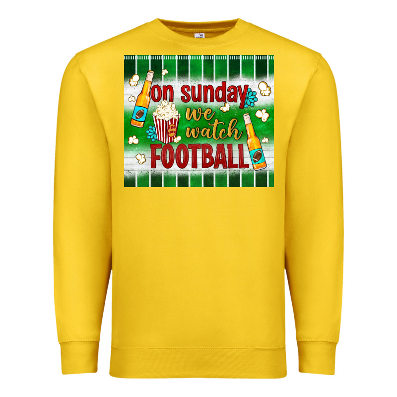 On Sunday We Watch Football Tumbler Premium Sweatshirt by BundleAndBundleShop | Teevron