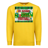 Lemon on sunday we watch football tumbler Premium Sweatshirt - BundleAndBundleShop