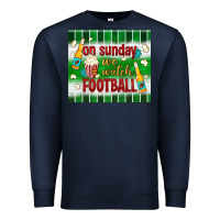 Navy on sunday we watch football tumbler Premium Sweatshirt - BundleAndBundleShop