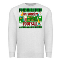 Oatmeal Heather on sunday we watch football tumbler Premium Sweatshirt - BundleAndBundleShop
