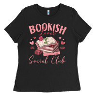 Black bookish lover social club Ladies Tee - MaliasSmallBusiness