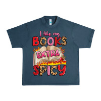 Midnight Navy i like my books extra spicy Urban Heavy Tee - Artiststas