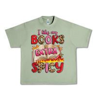 Oil Green i like my books extra spicy Urban Heavy Tee - Artiststas