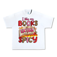 White i like my books extra spicy Urban Heavy Tee - Artiststas