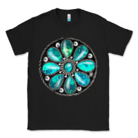 Black turquoise gemstone Classic Tee - JahusDesignShop