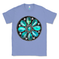 Colony Blue turquoise gemstone Classic Tee - JahusDesignShop