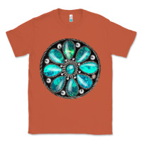 Copper turquoise gemstone Classic Tee - JahusDesignShop