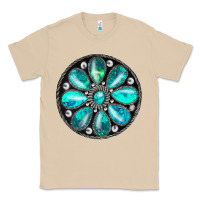Mushroom turquoise gemstone Classic Tee - JahusDesignShop