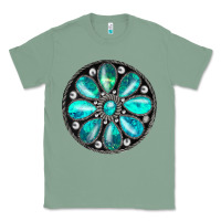 Sage turquoise gemstone Classic Tee - JahusDesignShop