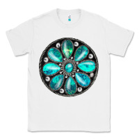 White turquoise gemstone Classic Tee - JahusDesignShop