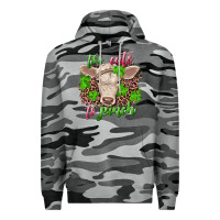 Slate Camo too cute to pinch charolais calf Premium Hoodie - RanaPortraitStore