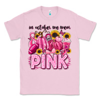 Bubblegum Pink in october we wear pink football Classic Tee - LillyAllenDesigns